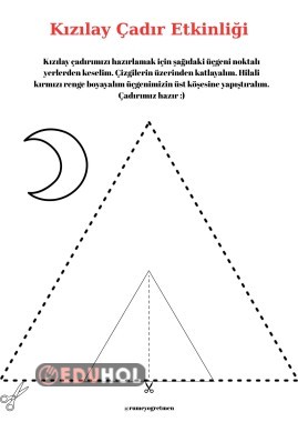 Üç Boyutlu Kızılay Haftası Çadır Etkinliği