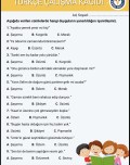 Türkçe Okuduğunu Anlama Çalışmaları