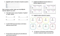 2. Sınıflar Matematik 1.dönem değerlendirme