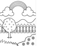 İlkokul Manzara Boyama