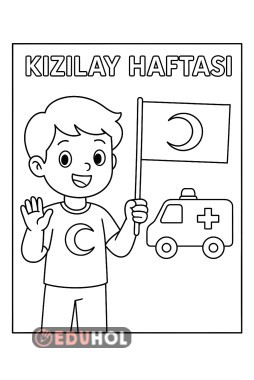 KIZILAY HAFTASI BOYAMA GÖRSELİ-2