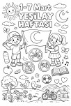 YEŞİLAY HAFTASI BOYAMA ETKİNLİĞİ