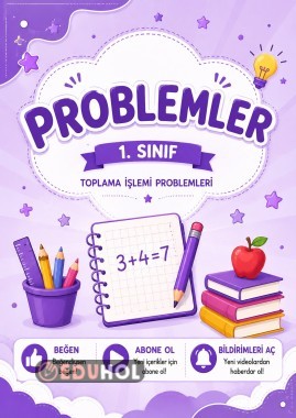 1.Sınıf Toplama İşlemi Problemleri