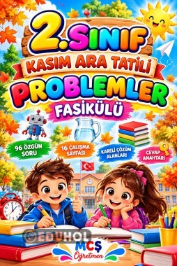 2.Sınıf Kasım Ara Tatil Matematik problemleri