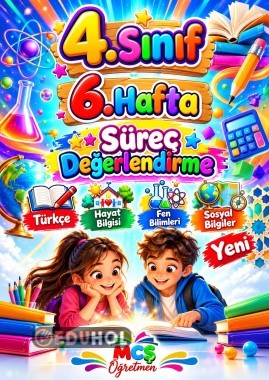 4.Sınıf 6.hafta yeni Süreç değerlendirme