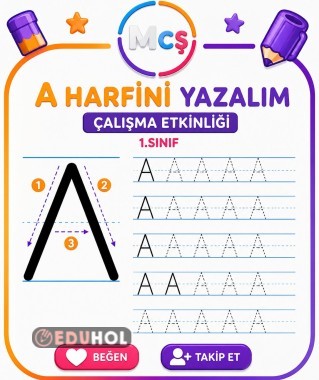 “A”  Sesini yazıyorum
