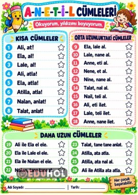 ANETİL cümleleri