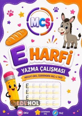E harfi yazıyorum