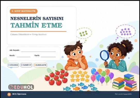 Mat 3.Sınıf  Nesnelerin Sayısını Tahmin Etme
