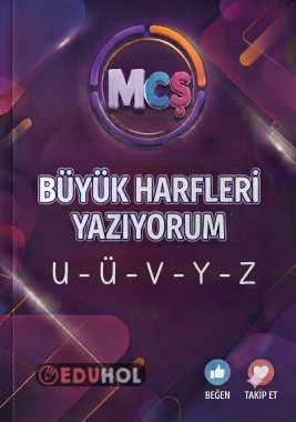 U-Ü-V-Y-Z harflerini yazıyorum