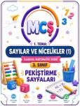 Matematik 1.Tema Pekiştirme Çalışmaları cevap anahtarlı