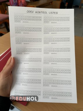 Ödev Kontrol Listesi