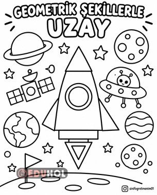GEOMETRİK ŞEKİLLERLE UZAY.