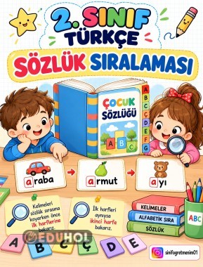 sözlük sıralaması