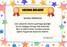 Okuma Belgesi Tekli
