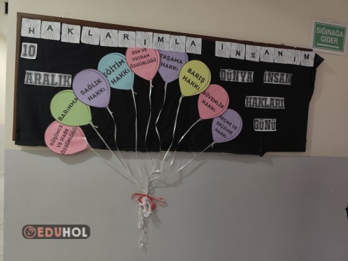 10 ARALIK İNSAN HAKLARI GÜNÜ PANOSU