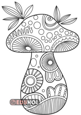 MANDALA MANTAR BOYAMA SAYFASI