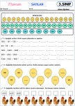 3.Sınıf Ritmik Sayma Çalışma Sayfası