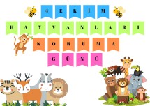 HAYVANLARI KORUMA GÜNÜ PANO