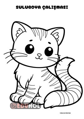 köpek,kedi,tavşan suluboya çalışması