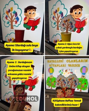 Kütüphane Haftası Kalemlik Etkinliği