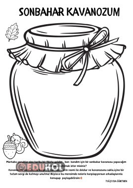 Sonbahar sanat çalışması