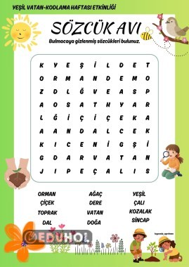 Yeşil Vatan Kodlama Haftası Bulmaca Etkinliği