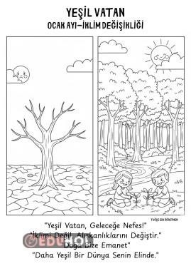 yeşil vatan ocak ayı boyama