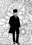10 Kasım Atatürk Mandala boyama