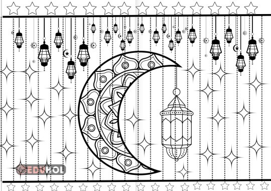 Fener hazırlama boyamalı şablon