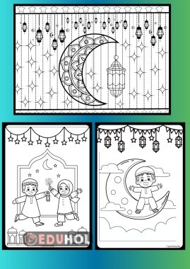 Ramazan Ayı boyama sayfaları