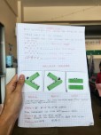 Büyüktür Küçüktür Defter için Sembol Yapıştırması