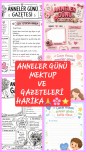 Anneler günü Gazetesi ve Mektuplar