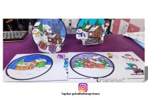 KIŞ TEMALI KÜRE 2026 3 BOYUTLU BOYAMA