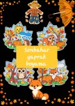Sonbahar  Çınar yaprak boyama