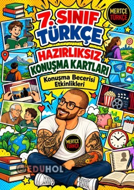 7. Sınıf Türkçe Hazırlıksız Konuşma Kartları | 20 Konuşma Etkinliği