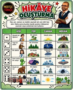 Hikâye Oluşturma Oyunu | Zarlarla Yaratıcı Yazma Etkinliği