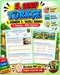 5. Sınıf Türkçe 1. Dönem 1. Yazılı Sınavı | 1. Senaryo | 2026-2027