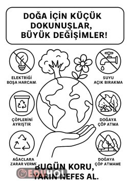 Sıfır atık boyama etkinliği