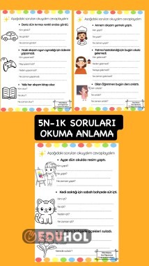 5N-1K Soruları ile Okuma-Anlama Etkinliği