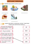 HAYAT BİLGİSİ AFETLERİ TANIYALIM KONUSU ÇALIŞMA KAĞIDI