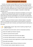 HAYAT BİLGİSİ GERİ DÖNÜŞÜM KONUSU ÇALIŞMA SAYFASI