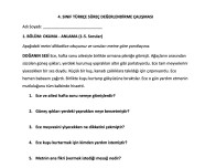 2. Dönem 1. Değerlendirme