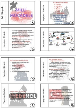 Milli Mücadele ( Mini Kitap)