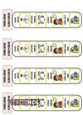 Sınırlarımı Koruyorum ( Defter Yapıştırma)