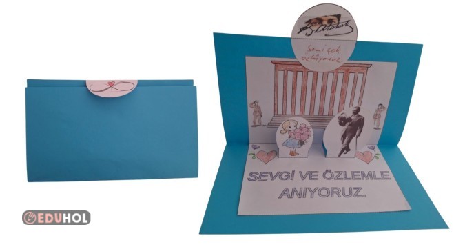 10 KASIM 3 BOYUTLU ETKİNLİK KIZ İÇİN