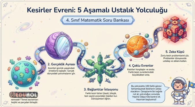 100 SORUDA KESİRLER KONU TEKRARI