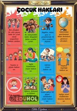 9 PDF ÇOCUK HAKLARI SÖZLEŞMESİ AFİŞ