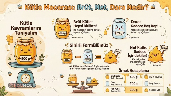 BRÜT KÜTLE NET KÜTLE VE DARA