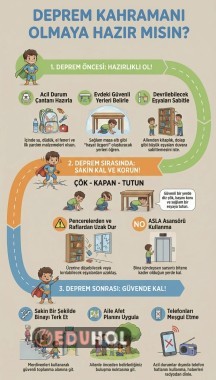 DEPREM ÖNCESİ SIRASI VE SONRASINDA NE YAPALIM